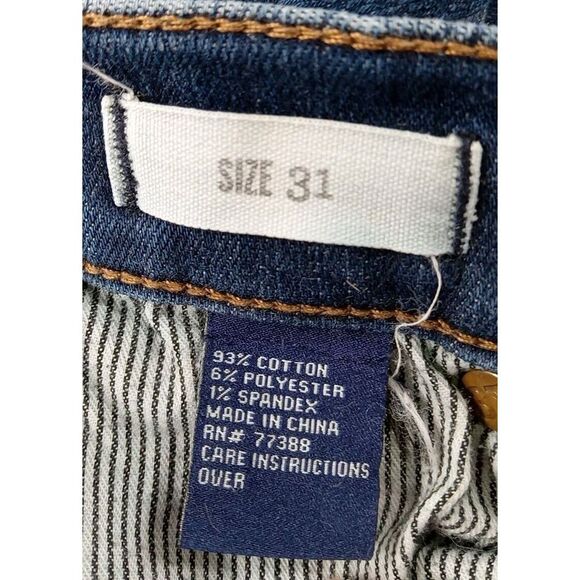 Madewell‎ Jeans Womens Sz 31 Blue Mid Rise Skinny Ankle Denim - Picture 8 of 9